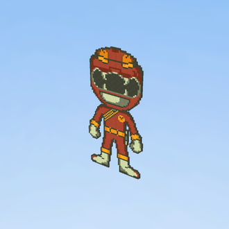 power ranger pixel art