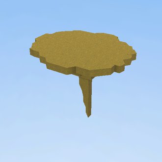 Flying island