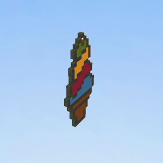 Ice cream unicorn horn