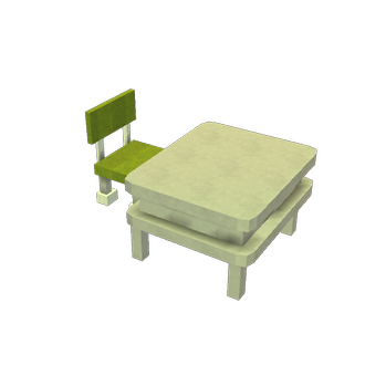 School Desk + Chair