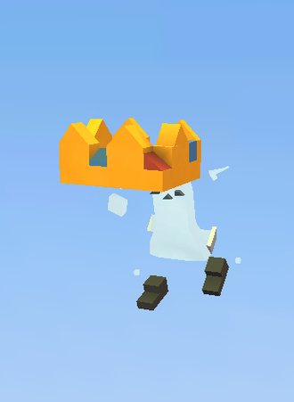 Cat with huge crown