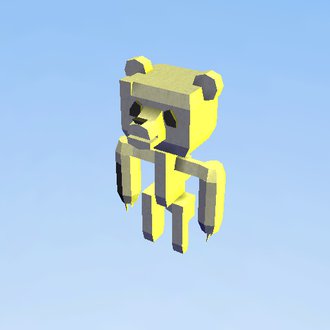 Skeleton panda