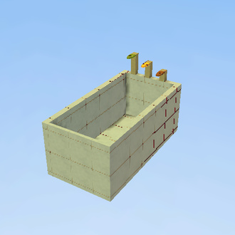 lux 3 diving board pool