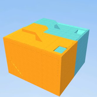 Yellow vs Blue castle