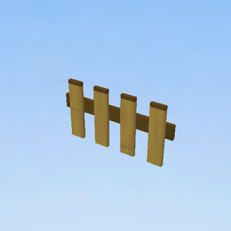 Valla de madera