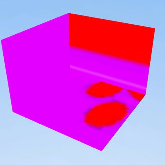 Glitched no texture block