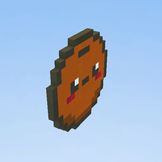 orange pixelart