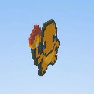 charmander pixel art