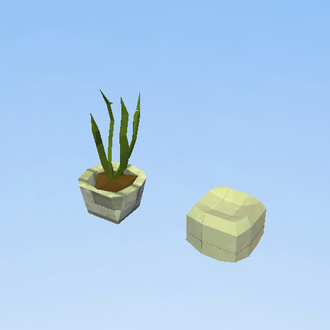 plant with mini seat