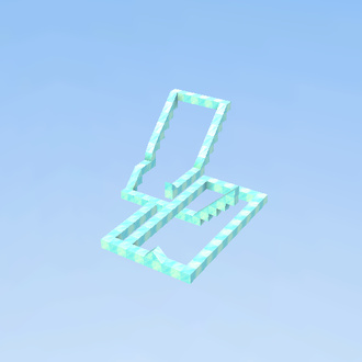Mini ice slide