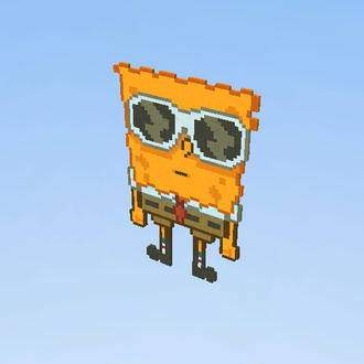 cool Spongebob pixel art