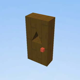 the door