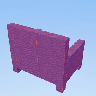 purple chair