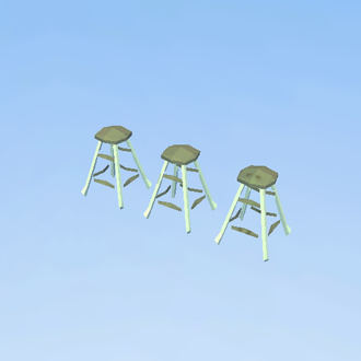 three stools
