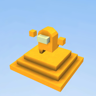 Among Us gold model