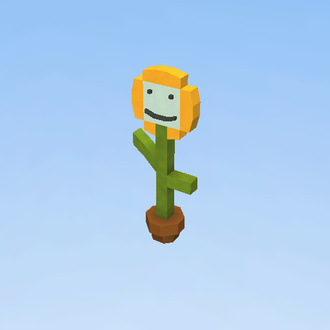 flowey in a flower pot