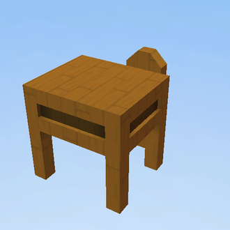 Desk and chair.