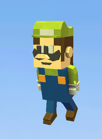 lego luigi (the new one)