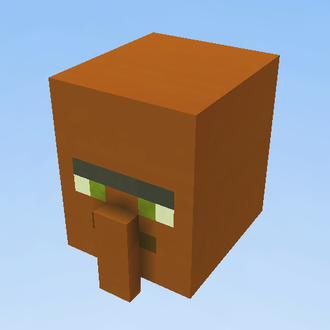 villager head minecraft