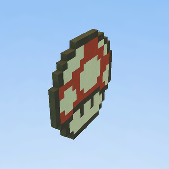 pixel art mushroom