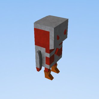 robo da equipe vermelha