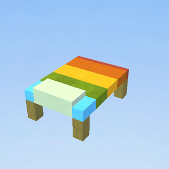 rainbow bed