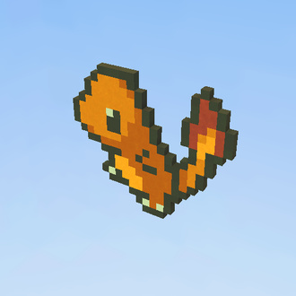 charmander pixel art