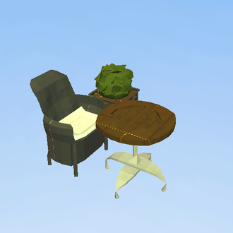 Chair+table