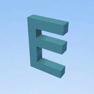 LETTER E