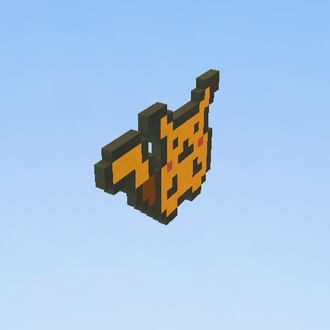 pikachu pixel art