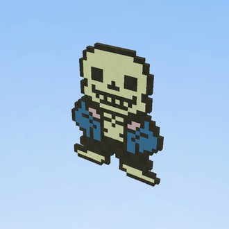 Sans Pixel art - Desenho de kingmaster130 - Gartic