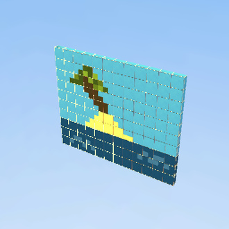 PIxel art : island