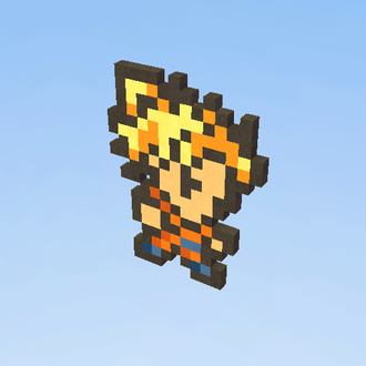goku pixel art