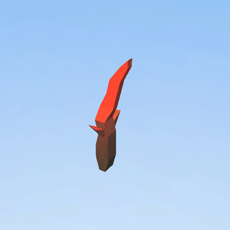 knife (red)