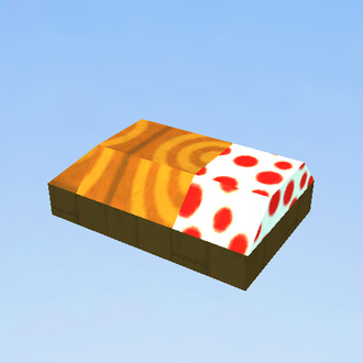 orange bed