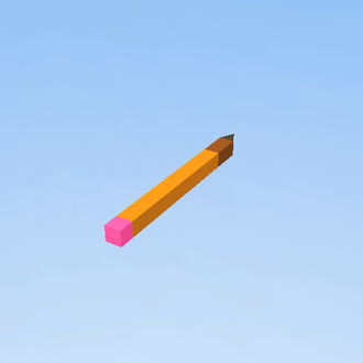 pencil on the floor