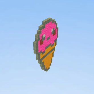 pixel art helado