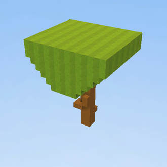 Arbol hojas al revez