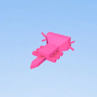 Pink Axolote/Ajolote Rosa