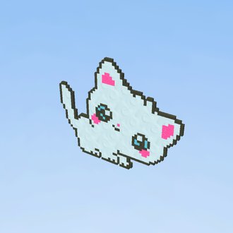 pixel art gatito *^*