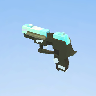 pistolet lodu!