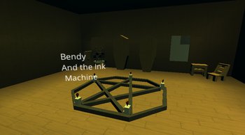 Bendy And The Ink Machine Chapter 1 And 2 Kogama Play Create And Share Multiplayer Games - roblox bendy and the ink machine workshop