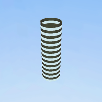 BLACK AND WHITE TUBE