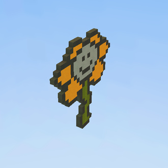 Flowey Pixel Art