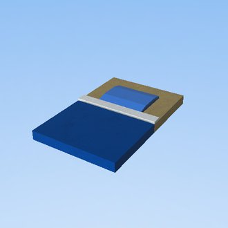 cama azul