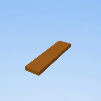 Large plank of wood
