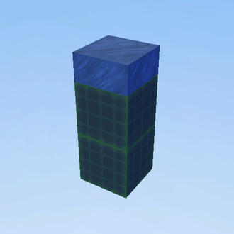 SpaceParkourModel9 Green
