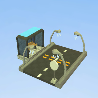 Road and bus stop