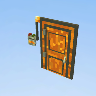 door with key pad