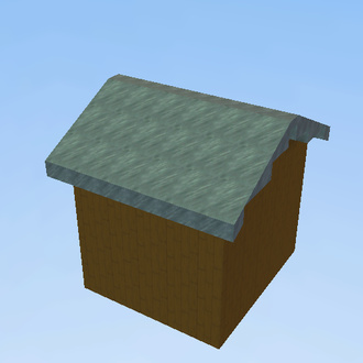 mini wooden house